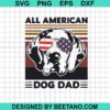 All American Dog Dad Svg