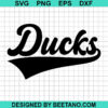 Ducks Baseball Svg