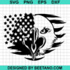 American Flag Eagle Face Svg