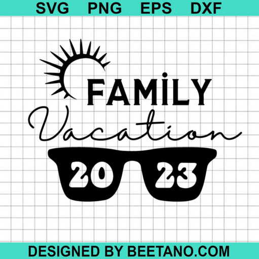Family Vacation Sunglasses SVG