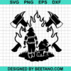 Firefighter Dad Svg