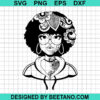 Mandala Black Woman Svg