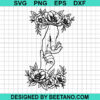 Floral Mother And Child Holding Hand Svg