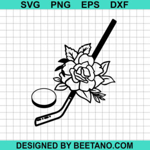 Floral Hockey Mom Svg