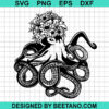 Floral Octopus Svg
