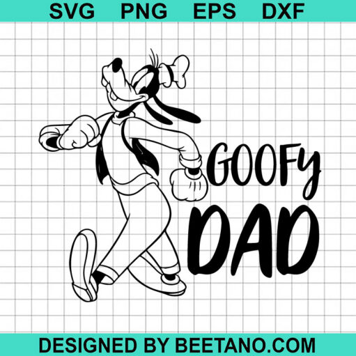 Disney Goofy Dad Svg