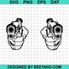 Hands Holding Gun Svg