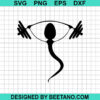 Sperm Weight Lifting Svg