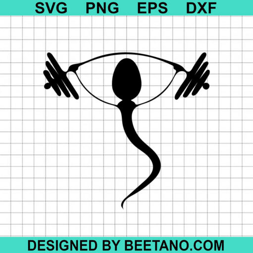 Sperm Weight Lifting Svg