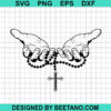 Prayer Hands With Rosary Svg