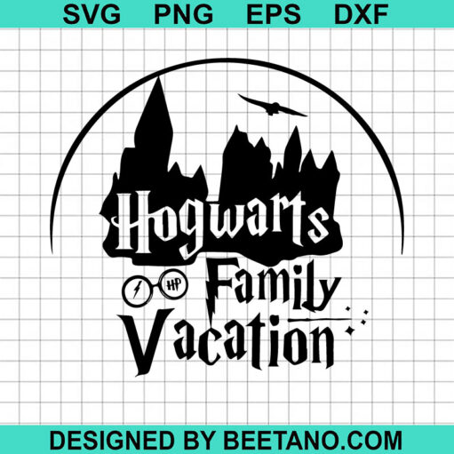 Hogwarts Family Vacation Svg