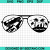 Sunglasses Off Road Mountain Scene Svg