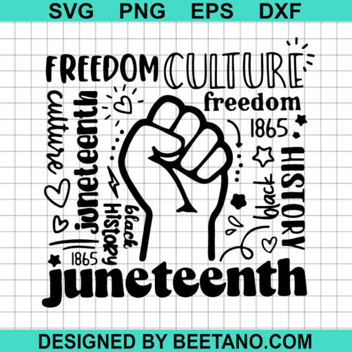 Juneteenth Freedom Culture SVG