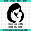 Black Mother And Son Svg