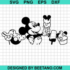 Mickey Mouse Snack Goals Svg