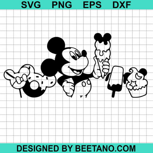 Mickey Mouse Snack Goals Svg