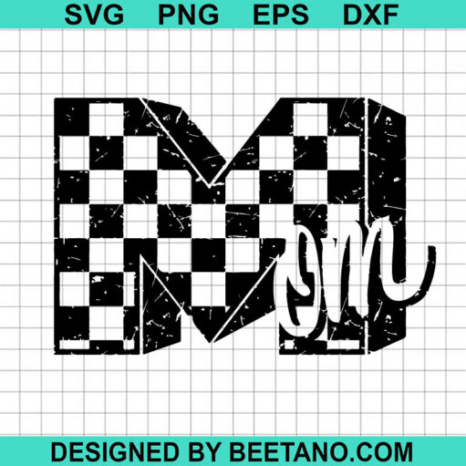 Mom Checkered Svg