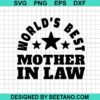 World'S Best Mother In Law Svg