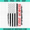 American Flag Senior 2023 Svg