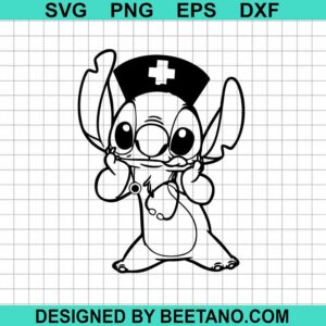 Stitch Nurse Svg