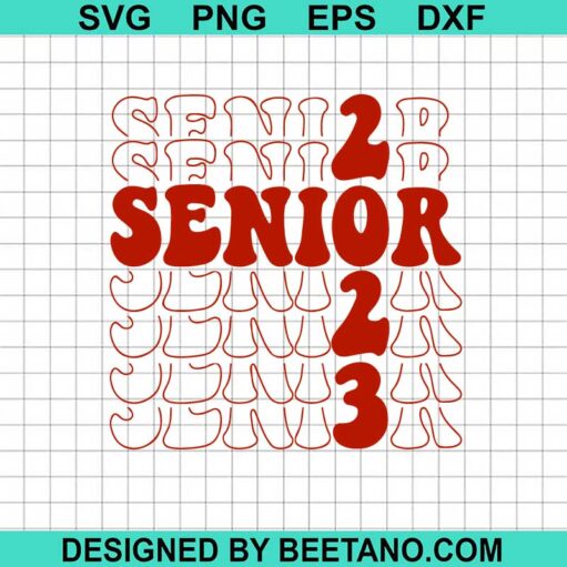 Retro Senior 2023 Svg