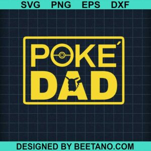 Poke Dad Svg