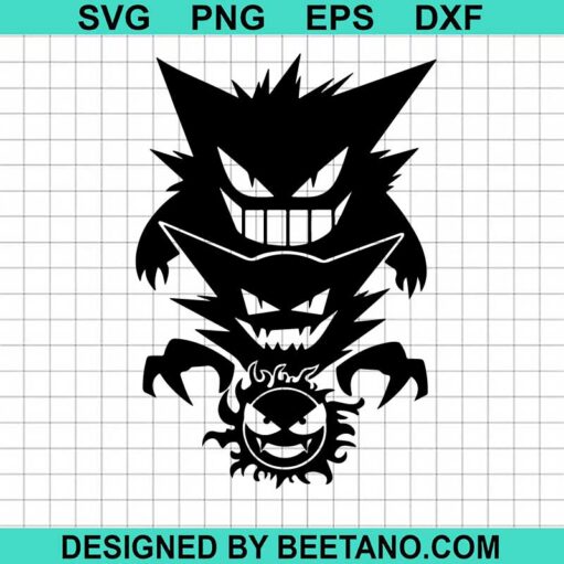 Pokemon Gengar Svg