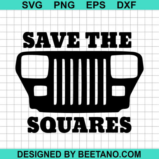 Jeep Save The Squares Svg