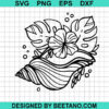 Floral Seashell Svg