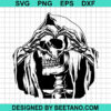 Grim Reaper Heart Hands Svg