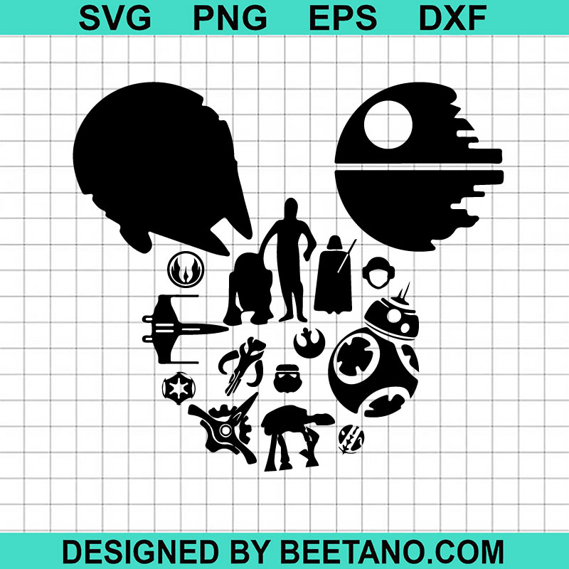 Star Wars Mickey Head Svg Star Wars Svg Disney Svg Mi - vrogue.co