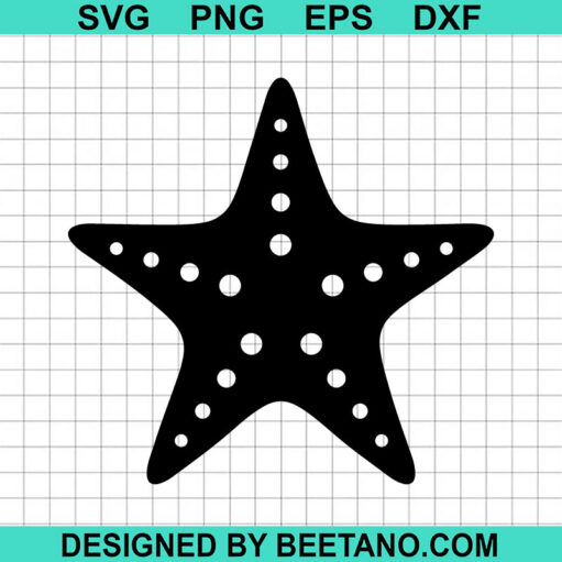 Tropical Starfish Svg