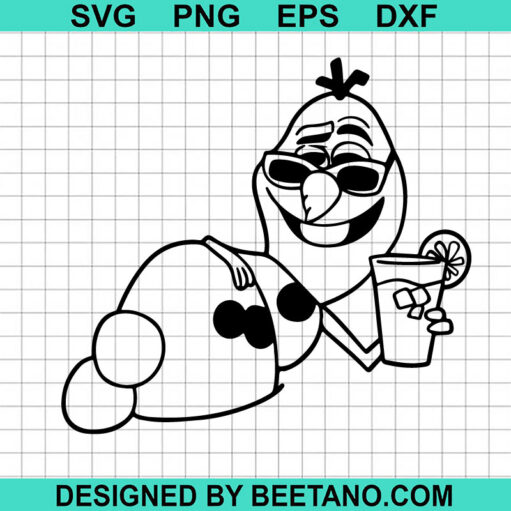 Olaf Summer Vacation Svg