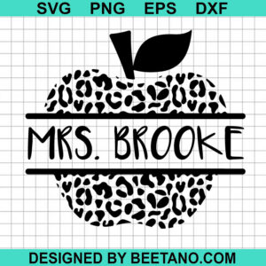 Teacher Apple Svg