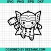 Chibi Thor Svg