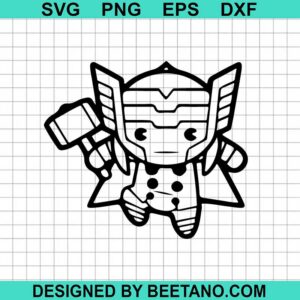 Chibi Thor Svg