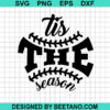 Baseball Tis The Season Svg
