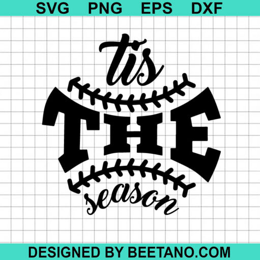 Baseball Tis The Season SVG