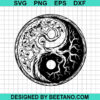 Yin And Yang Tree Of Life Svg