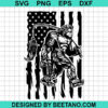 Us Flag Bigfoot Fishing Svg