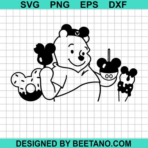 Winnie The Pooh Disney Snacks Svg