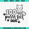 100 Purrfect Days Svg