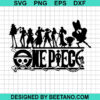 One Piece Characters Svg