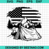 Us Flag Camping Svg