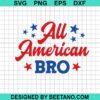 All American Bro Svg