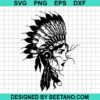 American Native Woman Svg