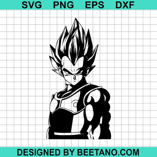 Vegeta Dragon Ball Svg