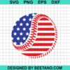 Us Flag Baseball Svg