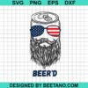America Sunglasses Beer'D Svg