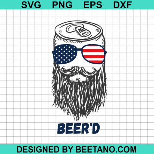 America Sunglasses Beer'd SVG